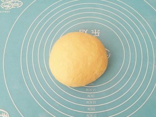 7、布里欧修小土司,面团取出排气。