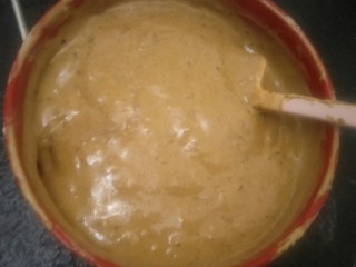 20、红糖枣泥蛋糕,翻拌均匀，烤箱预热160度