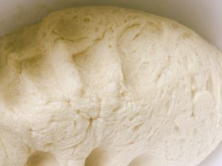 6、超级松软的牛奶小餐包,取出面团排气！