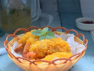 21、鲜虾可乐饼,成品图