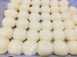 12、蜂蜜小面包,酵发两倍大刷一层蛋液。