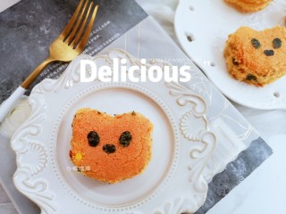 15、卡通肉松蛋糕,可爱！