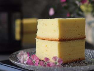 20、鲜橙方块大蛋糕,做起来吧