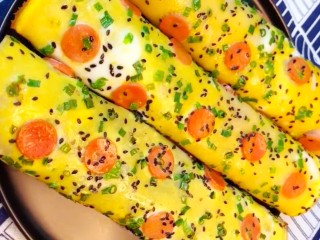 12、早餐鸡蛋饼,营养又好吃的早餐鸡蛋饼做好了