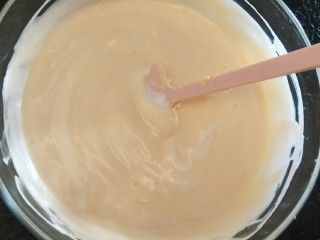 16、舒芙蕾轻乳蛋糕,慢慢轻轻的切拌