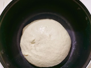 6、白菜肉馅饼,揉成光滑面团醒发三个小时