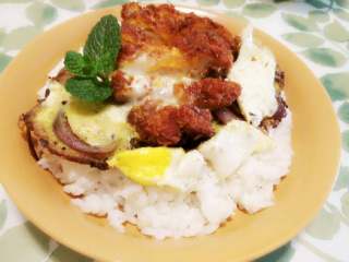 11、猪排饭,如图～