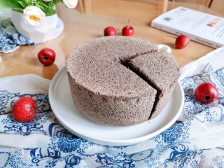 19、粗粮黑米蒸糕(少油少糖),成品图!