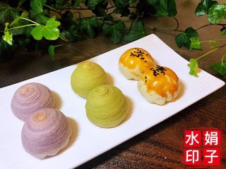 19、螺旋蛋黄酥,漂亮吧！
