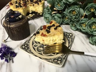 36、果干苹果重芝士软绵蛋糕,动手试试吧！