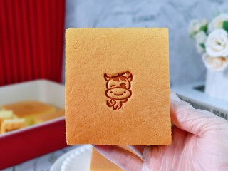 21、棉花蛋糕&不开裂不回缩方子,我家宝贝属牛呦～我家看到这图案宝贝开心极了～