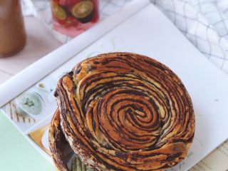 22、巧克力千层包,成品