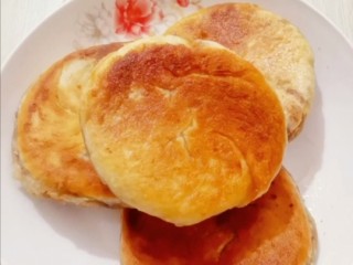 15、糖火烧,烙好的糖火烧