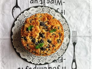 13、蓝莓秒芙蛋糕,喜欢吗？动手试一下哦????！