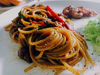 12、上班族的最爱 快手 黑胡椒意面,成品图