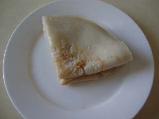 5、香蕉甜饼,叠一下，装盘