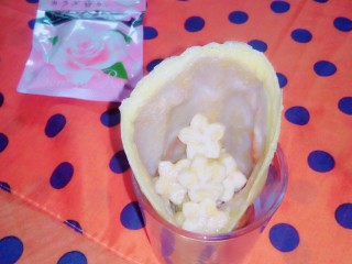 14、香蕉飞饼卷,美味香蕉飞饼卷。