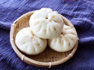 13、鲜肉包子,成品图。