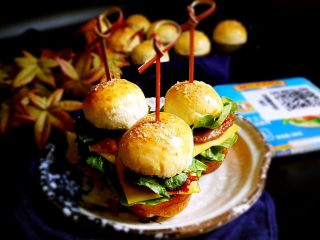 17、迷你汉堡,是不是小巧可爱呢