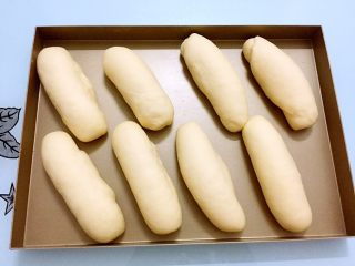 13、热狗面包,再次发酵两倍大