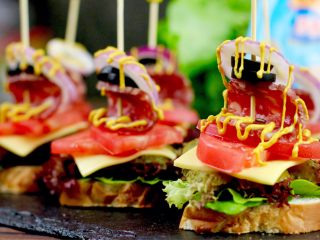 15、开放三明治,成品图