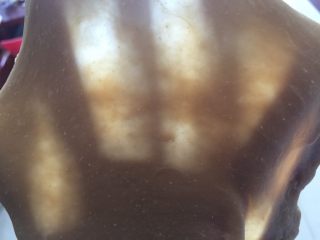 6、奇亚籽咖啡12连迷你面包,这是我随手扯了一小块,拉了一下,拉出来的手膜,