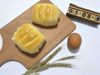 21、超级松软的萌面包,成品图。