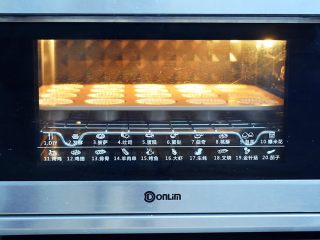 16、酸奶小蛋糕,放入预热好的烤箱,上下火150度,中层烘烤20分钟左右,出炉后把小蛋糕从模具取出放置晾网上晾凉