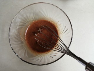 5、可可味小蛋糕卷,拌均匀