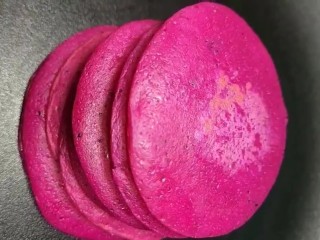 8、火龙果小饼,火龙果小饼做好