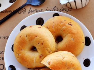 16、咖喱培根贝果,咖喱培根贝果