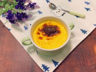 10、奶香布丁,成品。