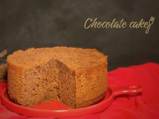 18、巧克力????cake,倒扣凉了脱膜