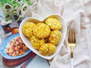 12、南瓜燕麦饼,成品。