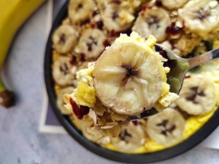 15、香蕉酸奶烤燕麦,成品