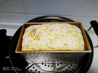 17、手撕面包,转中火蒸35分钟，焖3分钟