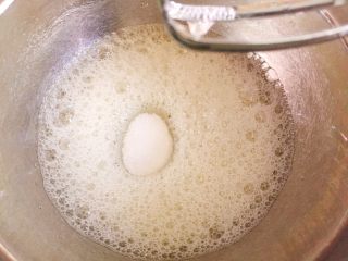 8、八寸小汽车夹心蛋糕,蛋白加几滴柠檬汁或白醋，打蛋器中速打到粗泡状加入三分之一白糖