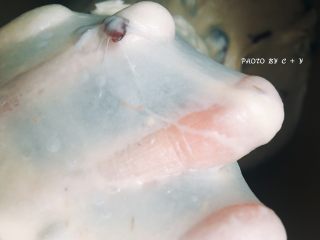 3、蔓越莓乳酪软欧包,拉出手膜即可。