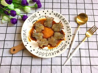 6、家有烤箱.蝴蝶虾,油和生抽倒进去沾上味道！