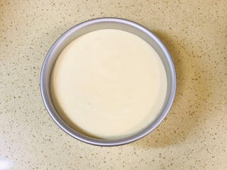 17、酸奶芝士蛋糕,倒入模具中，摇晃均匀