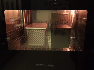 13、绵绵吐司（直接法）,卡士960A蒸汽风炉设置150度，时间为43分钟（预热8分钟、烘烤35分钟）