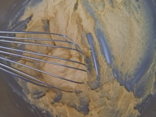 3、卡通戚风蛋糕,拌起来会很浓稠