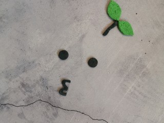 10、卡通戚风蛋糕,裁剪出这些形状