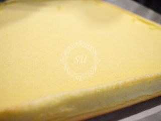 10、超详细图解——小四卷+日式豆乳盒子蛋糕,背面的玻璃纤维垫撕下来之后就可以看到很细腻的毛巾面啦