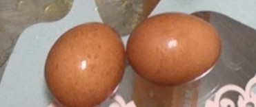 3、鸡蛋韭菜饼,准备两个鸡蛋