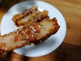 15、脆皮年糕,洒上干料，软糯香酥，吃吧。