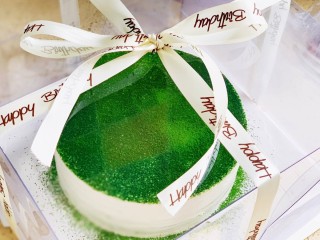 23、抹茶千层蛋糕,包装一下