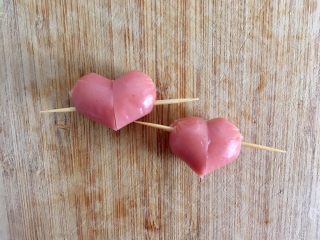 23、沙拉花束,反过来将切面相对就是颗心啦～牙签固定