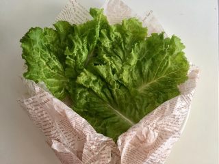 26、沙拉花束,铺一层生菜