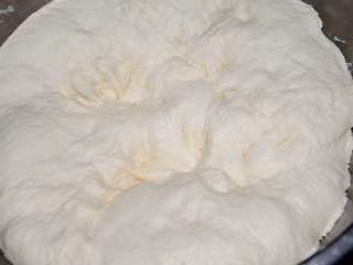 5、家常油条怎么炸 老师傅分享的方子 让你在家轻松做出好吃的油条,拌到干粉基本消失后，开始揣面，这一步很重要，油条面和面的时候用的是揣面和叠面的手法，而不是像和面包面团一样的揉面手法，揣面就是双手握拳，借助自身的重量往下压面团，再把边上的面往内叠起来继续揣。